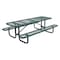 Vestil Rectangle Picnic Table, Green, 96 in L PT-MX-3096-GN - alternate 3